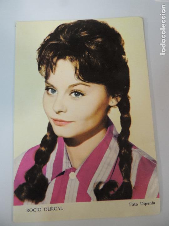 Cine: rocio durcal - postal original en color