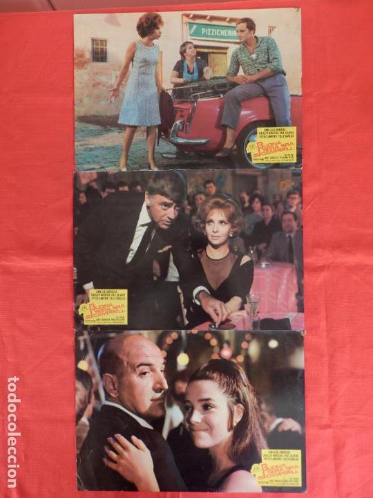 Cine: buona sera sra. campbell, 3 fotocromos, gina lollobrigida shelley winters