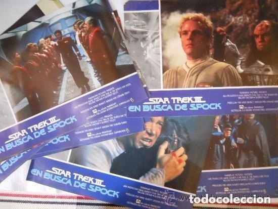 Cine: LOTE 12 FOTOCROMOS STAR TREK III EN BUSCA DE SPOCK
