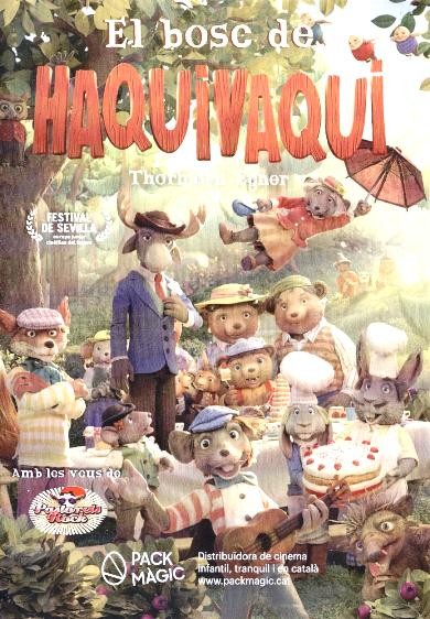 Cinema: DIPTIC PEL.LICULA INFANTIL * EL BOSC DE HAQUIVAQUI * AMB IL.LUSTRACI&Oacute; INTERIOR PER PINTAR