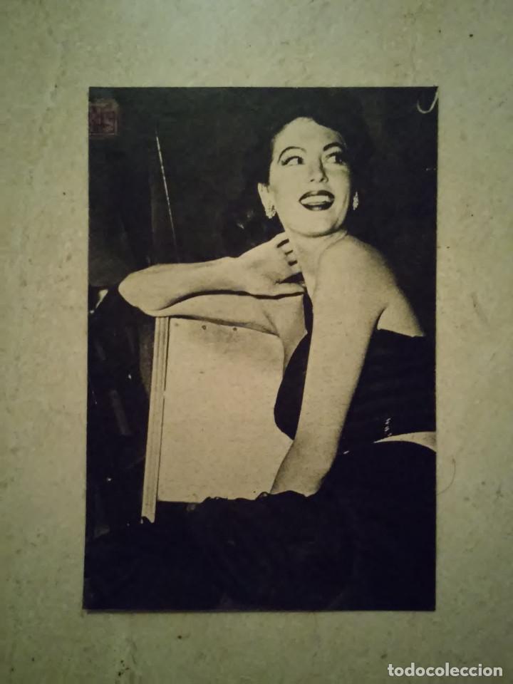 Cine: TARJETA PAPEL -10*15- AVA GARDNER - ALBUM