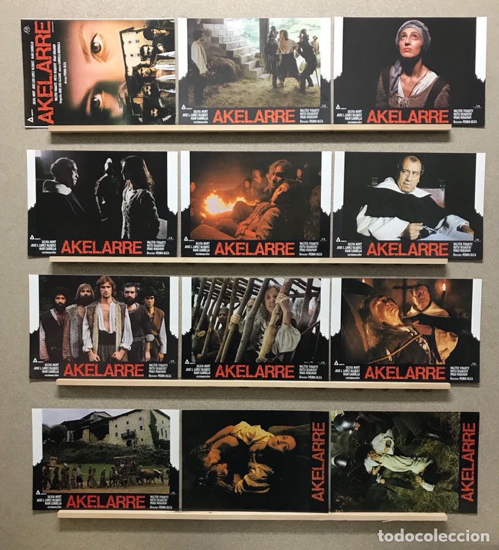 Cinema: AKELARRE, SILVIA MUNT, JOSE LUIS LOPEZ VAZQUEZ, MARI CARRILLO - SET COMPLETO 12 FOTOCROMOS