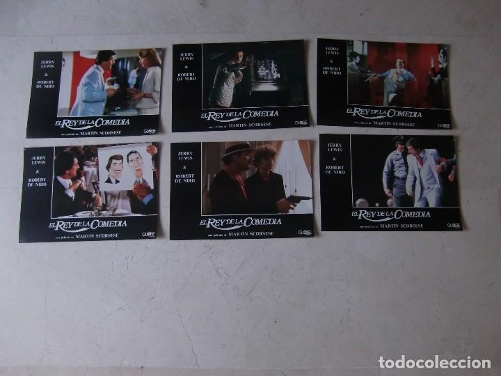 Cine: EL REY DE LA COMEDIA / Robert De Niro / Jerry Lewis / JUEGO 6 FOTOCROMOS ORIGINAL ESTRENO