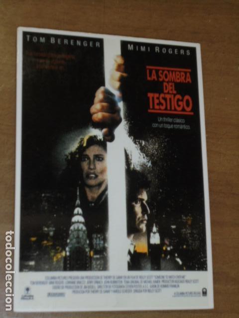 Kino: LA SOMBRA DEL TESTIGO - POSTAL DE PELICULA