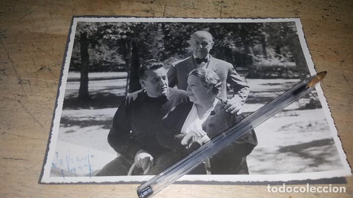 Cin&eacute;ma: Fotografia original del director edgar neville con sus padres, la granja 1937