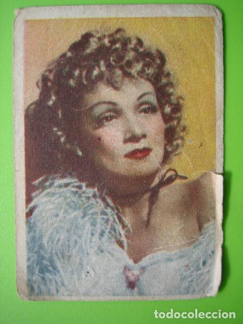 Cine: Cromo cinefoto. Ed Bruguera. Marlene Dietrich