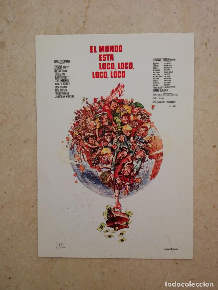 Cine: IMPRESO PAPEL -9*13- EL MUNDO ESTA LOCO LOCO LOCO LOCO - ALBUM - SPENCER TRACY