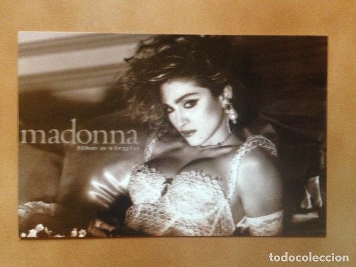 Cine: MADONNA FOTO POSTAL ORIGINAL 15X9&acute;8 cms.  PROMO LIKE A VIRGIN