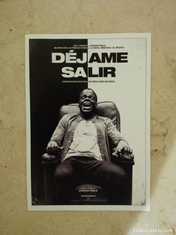 Cine: FICHA COLECCIONABLE -10*15-  DEJAME SALIR - ALBUM - JORDAN PEELE - THRILLER