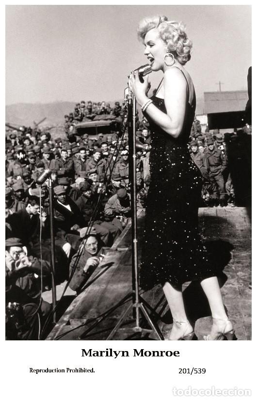 Cine: MARILYN MONROE - Film star Pin Up PHOTO POSTCARD - 201-539 Swiftsure Postcard