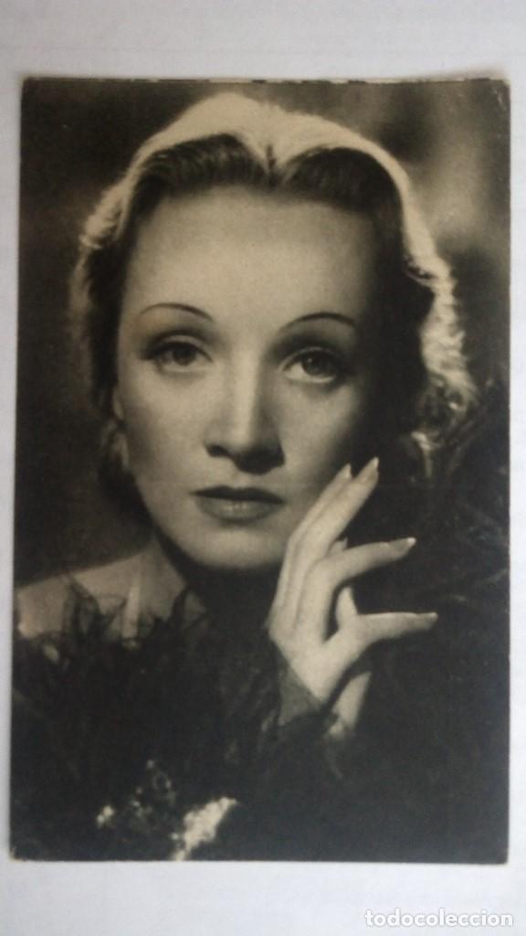 Cine: TARJETA POSTAL, MARLENE DIETRICH - N&ordm; 79 A&Ntilde;OS 40