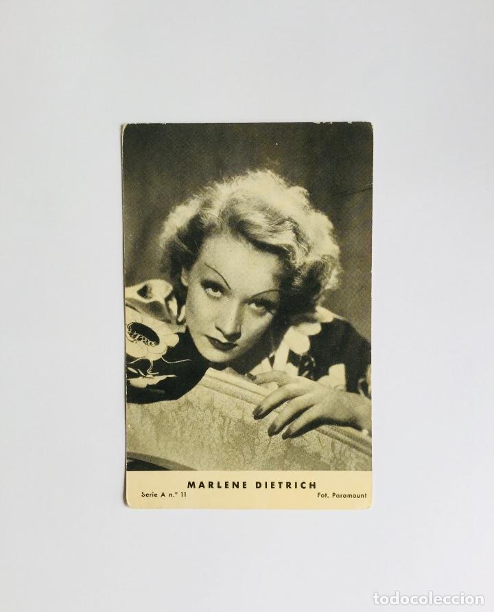 Cine: Foto cromo Marlene Dietrich. Serie A. A&ntilde;os 30-40. Actor, Actriz, Cine. Foto Paramount