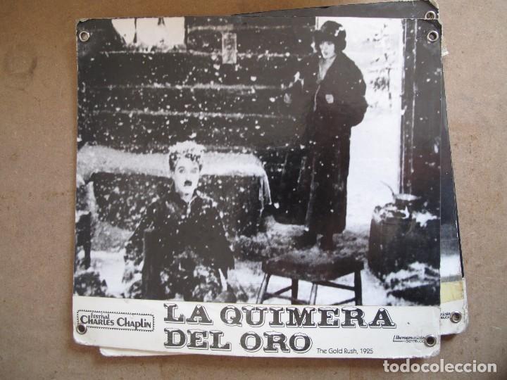 Cine: LA QUIMERA DEL ORO CHARLIE CHAPLIN ------- FOTO DE CARTON DURO