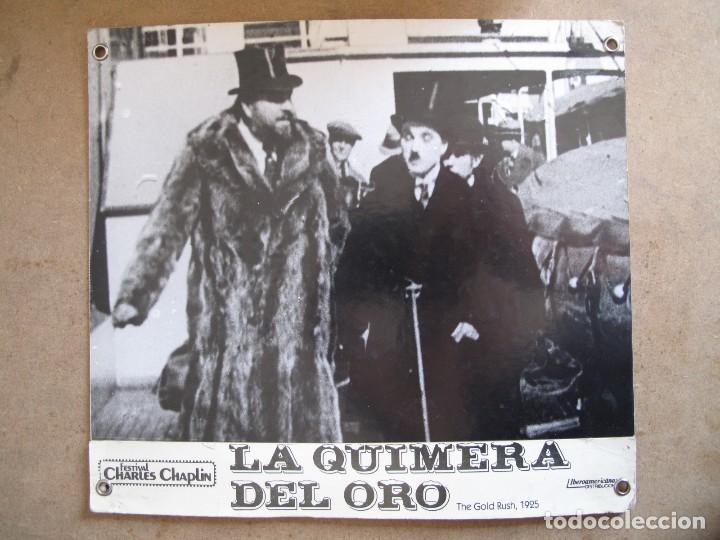 Cine: LA QUIMERA DEL ORO CHARLIE CHAPLIN ------- FOTO DE CARTON DURO