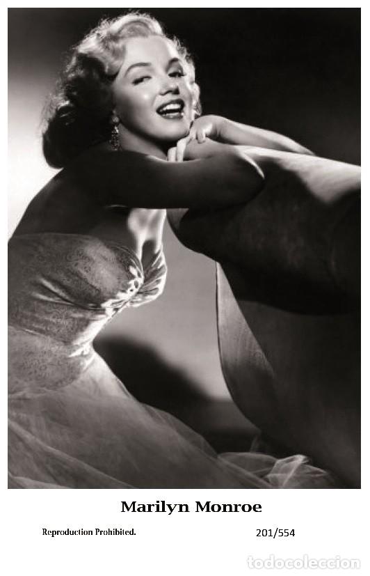 Cine: MARILYN MONROE - Film star Pin Up - Swiftsure PHOTO  Postcard 2000 201/554