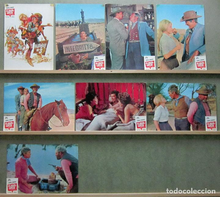 Cine: YQ20 EL OESTE LOCO JAMES COBURN BLAKE EDWARDS SET 8 FOTOCROMOS ORIGINAL ESTRENO