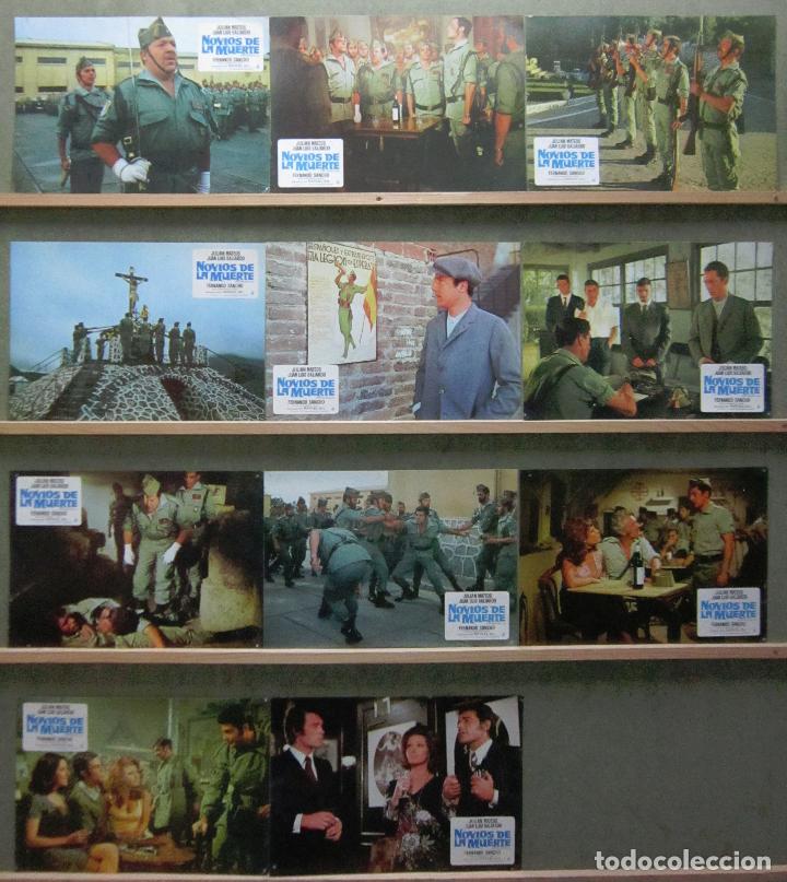 Cinema: YQ22 LOS NOVIOS DE LA MUERTE RAFAEL GIL JULIAN MATEOS LEGION SET 11 FOTOCROMOS ORIG ESTRENO