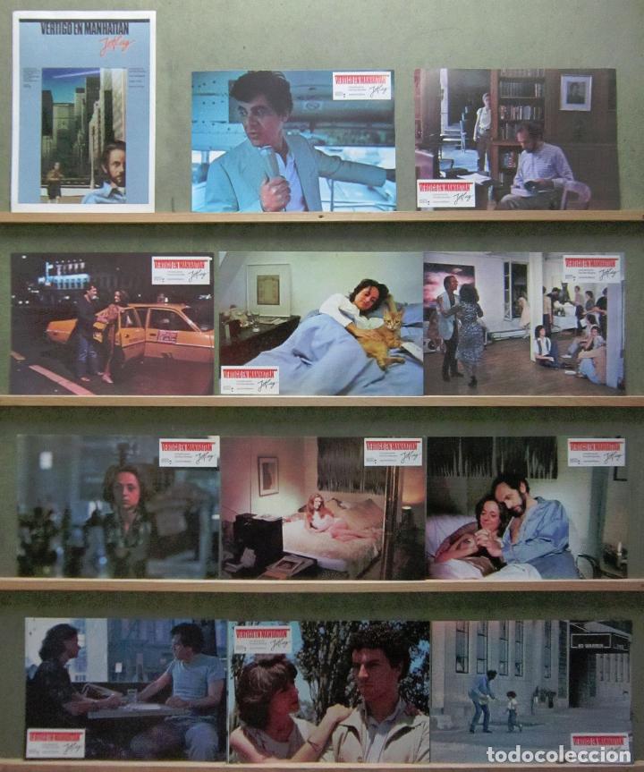 Cine: YQ27 JET LAG VERTIGO EN MANHATTAN GONZALO HERRALDE SET COMPLETO 12 FOTOCROMOS ORIGINAL ESTRENO