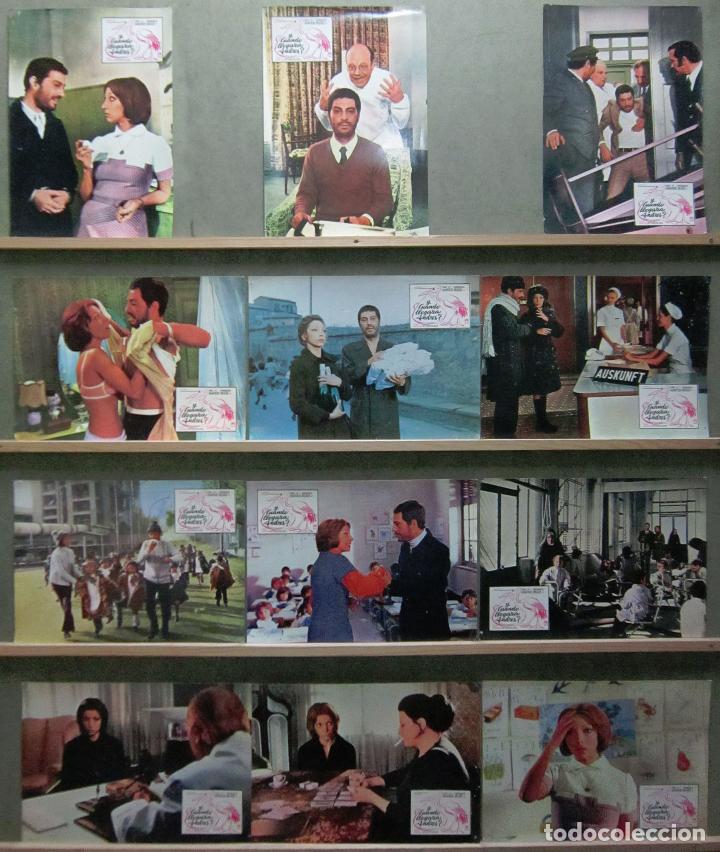 Cine: YQ31 Y CUANDO LLEGARA ANDRES ? NINO MANFREDI VITTORIO DE SICA SET 12 FOTOCROMOS ORIGINAL ESTRENO