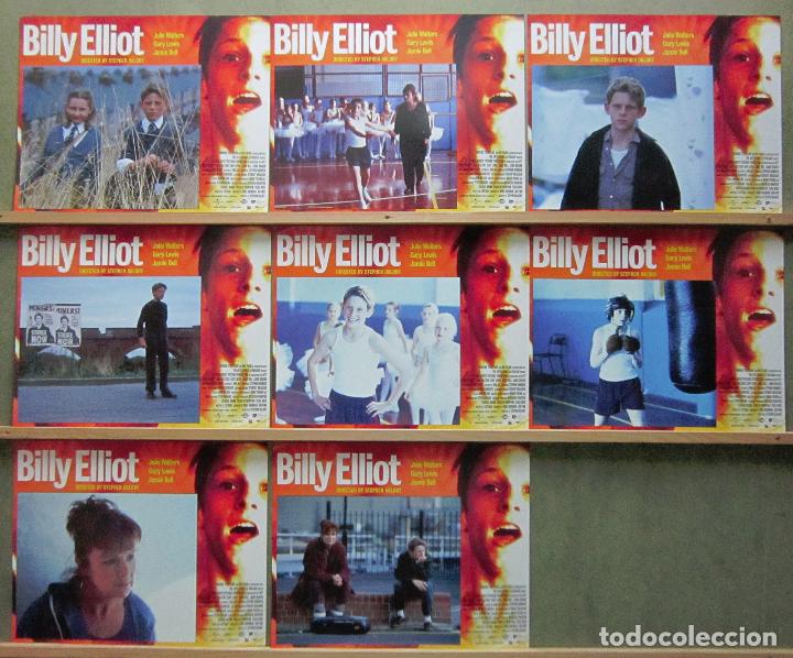 Cine: YQ32 BILLY ELLIOT QUIERO BAILAR JAMIE BELL STEPHEN DALDRY SET 8 FOTOCROMOS ORIGINAL INGLES