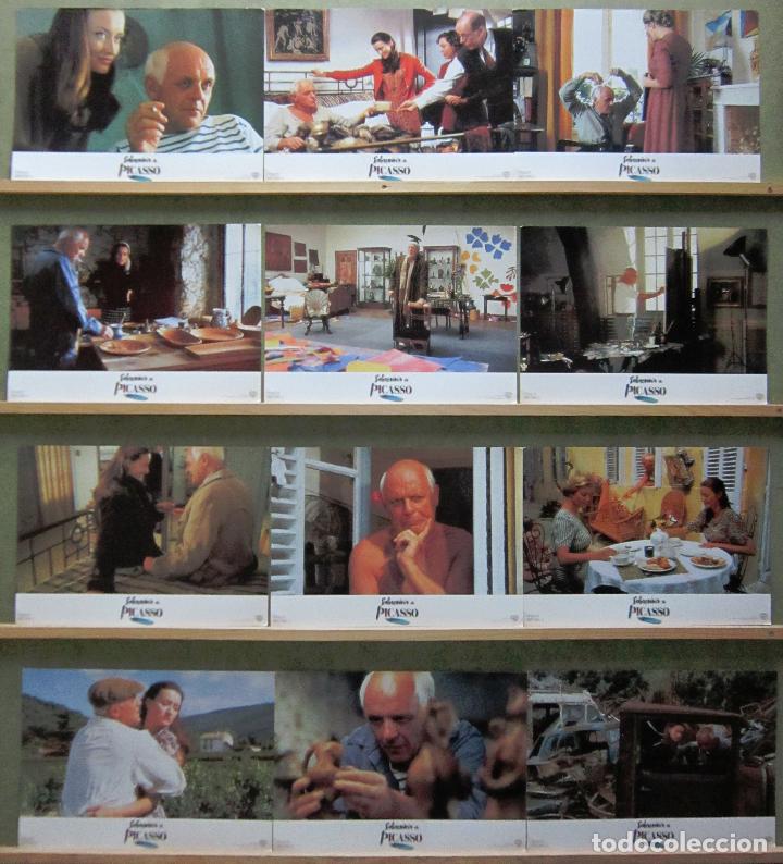 Cine: YQ35 SOBREVIVIR A PICASSO ANTHONY HOPKINS PABLO PICASSO SET COMPLETO 12 FOTOCROMOS ORIGINAL ESTRENO