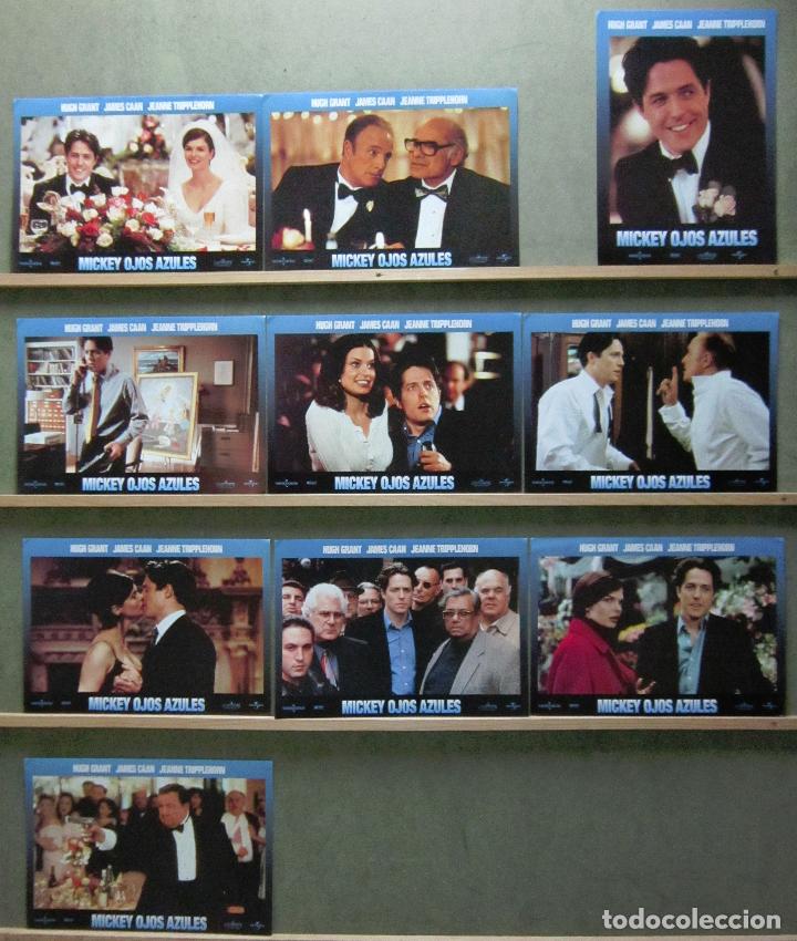 Cine: YQ37 MICKEY OJOS AZULES HUGH GRANT SET COMPLETO 10 FOTOCROMOS ORIGINAL ESTRENO