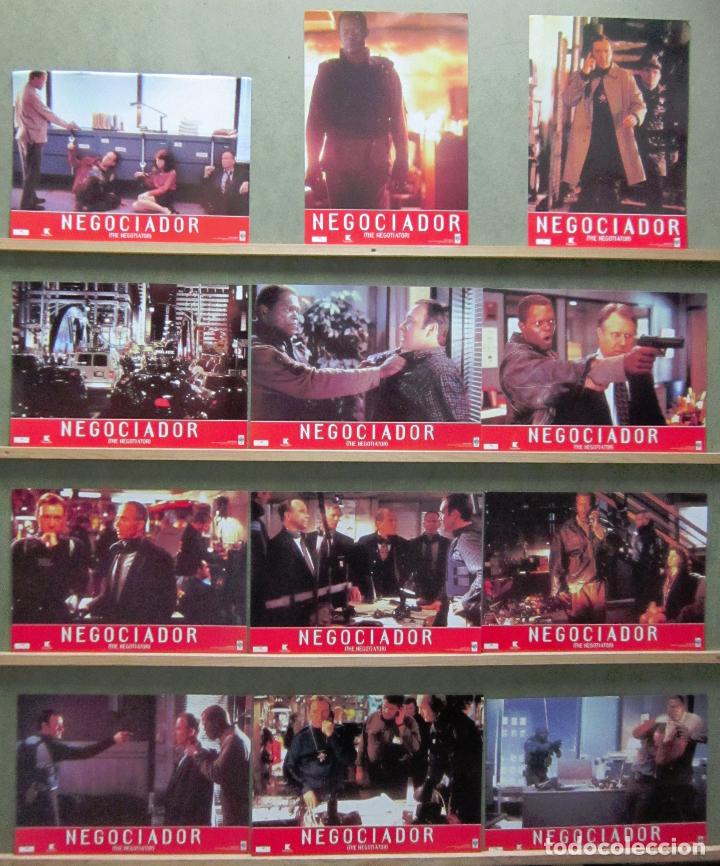 Cine: YQ55 EL NEGOCIADOR SAMUEL L. JACKSON KEVIN SPACEY SET COMPLETO 12 FOTOCROMOS ORIGINAL ESTRENO