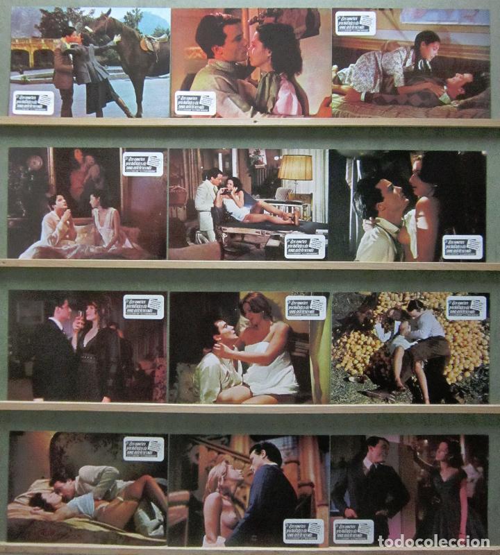 Cinema: YQ57 LOS AMORES PROHIBIDOS DE UNA ADOLESCENTE SEXY EROTICO SET COMPLETO 12 FOTOCROMOS ORIG ESTRENO