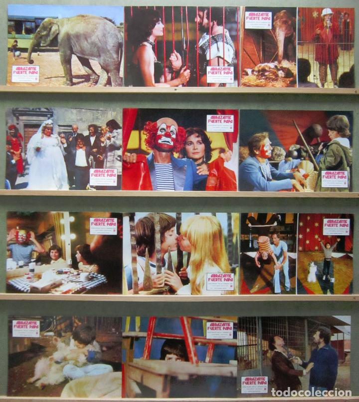 Cinema: YQ64 ABRAZAME FUERTE PAPA CIRCO SET COMPLETO 12 FOTOCROMOS ORIG ESTRENO