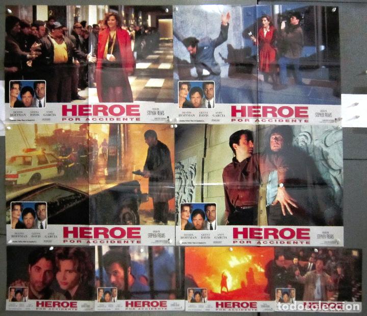 Cinema: YR08 HEROE POR ACCIDENTE GEENA DAVIS ANDY GARCIA HOFFMAN SET COMPLETO 8 FOTOCROMOS ORIGINAL ESTRENO