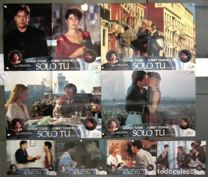 Cine: YR09 SOLO TU ROBERT DOWNEY JR. MARISA TOMEI SET COMPLETO 8 FOTOCROMOS ORIGINAL ESTRENO