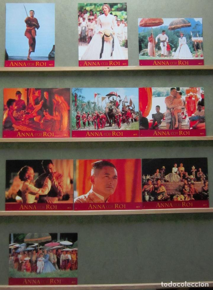 Cinema: YR30 ANA Y EL REY JODIE FOSTER CHOW YUN FAT SET COMPLETO 10 FOTOCROMOS ORIGINAL FRANCES
