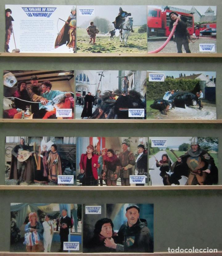 Cine: YR32 LOS VISITANTES REGRESAN POR TUNEL DEL TIEMPO JEAN RENOS SET COMPLETO 11 FOTOCROMOS ORIG FRANCES