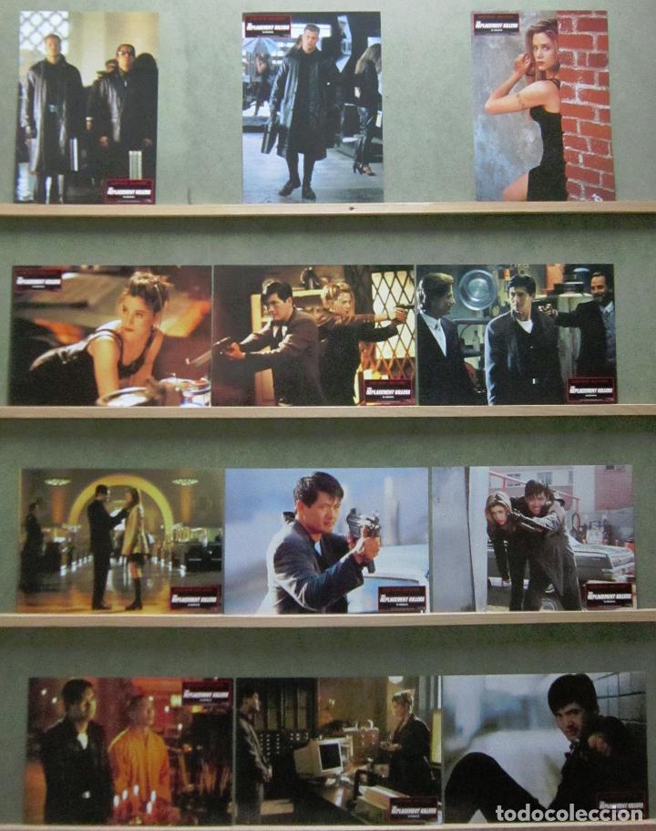 Cinema: YR34 ASESINOS DE REEMPLAZO CHOW YUN FAT MIRA SORVINO SET COMPLETO 12 FOTOCROMOS ORIGINAL ALEMAN