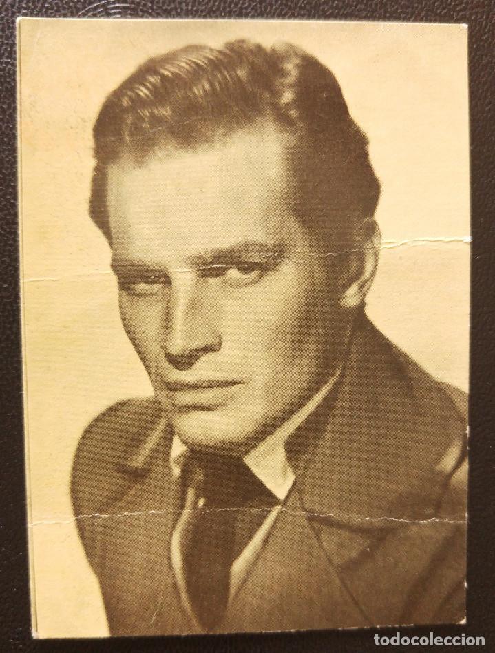 Cine: CHARLTON HESTON, OBSEQUIO REVISTA FLORITA TARJETAS