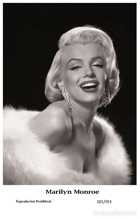 Cine: MARILYN MONROE - Film star Pin Up PHOTO POSTCARD - 201-591 Swiftsure Postcard