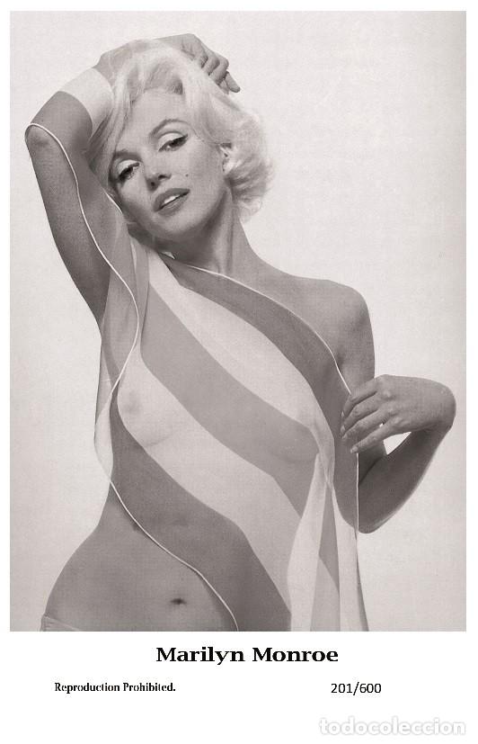 Cine: MARILYN MONROE - Film star Pin Up PHOTO POSTCARD - 201-600 Swiftsure Postcard