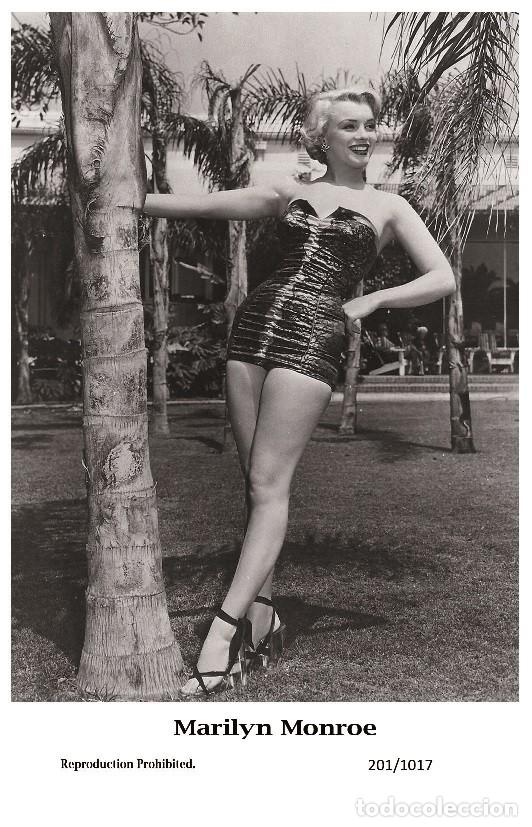 Cine: MARILYN MONROE - Film star Pin Up PHOTO POSTCARD - 201-1017 Swiftsure Postcard