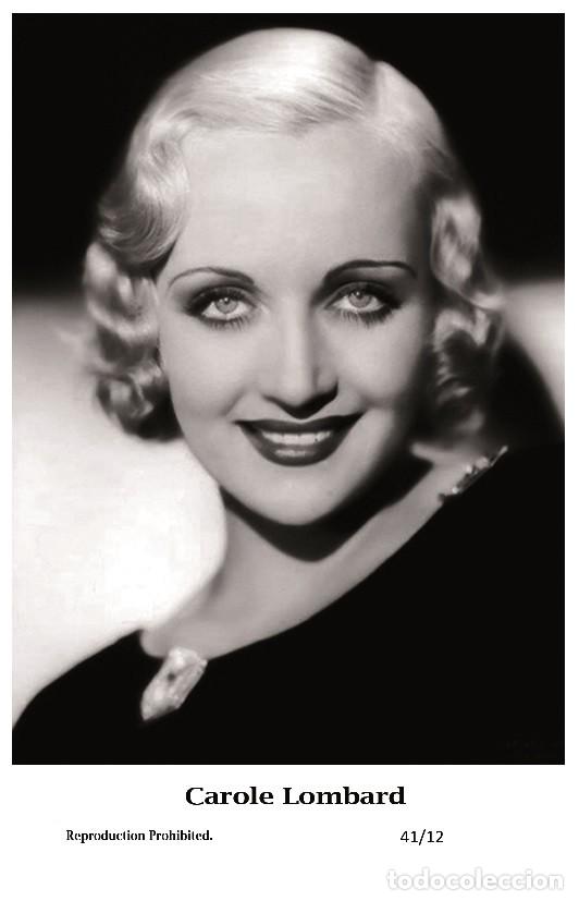 Kino: CAROLE LOMBARD - Film star Pin Up PHOTO POSTCARD - 41-12 Swiftsure Postcard