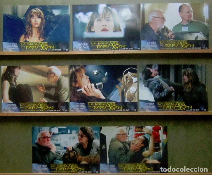 Cine: YR56 LA MASCARA DEL FARAON SOPHIE MARCEAU JULIE CHRISTIE SET 8 FOTOCROMOS ORIGINAL ESTRENO