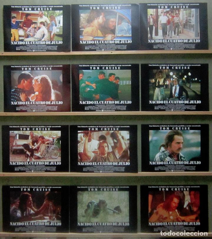 Cine: YR62 NACIDO EL 4 DE JULIO TOM CRUISE OLIVER STONE SET COMPLETO 12 FOTOCROMOS ORIGINAL ESTRENO