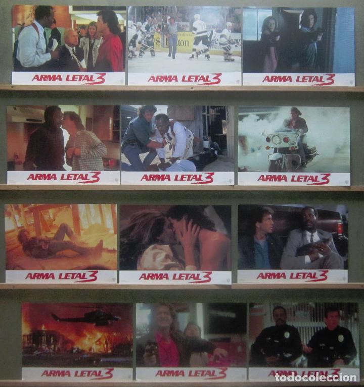 Cine: YR67 ARMA LETAL 3 MEL GIBSON DANNY GLOVER JOE PESCI SET COMPLETO 12 FOTOCROMOS ORIGINAL ESTRENO