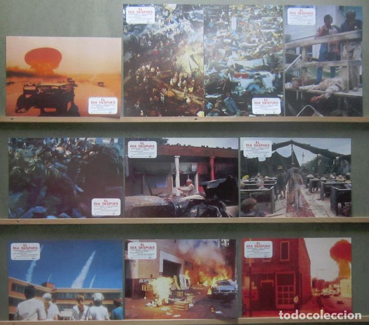 Kino: YR71 EL DIA DESPUES JASON ROBARDS STEVE GUTTENBERG SET COMPLETO de 10 FOTOCROMOS ORIGINAL ESTRENO