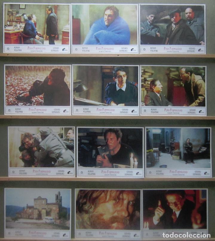 Cine: YR73 PURA FORMALIDAD ROMAN POLANSKI GERARD DEPARDIEU SET COMPLETO 12 FOTOCROMOS ORIGINAL ESTRENO