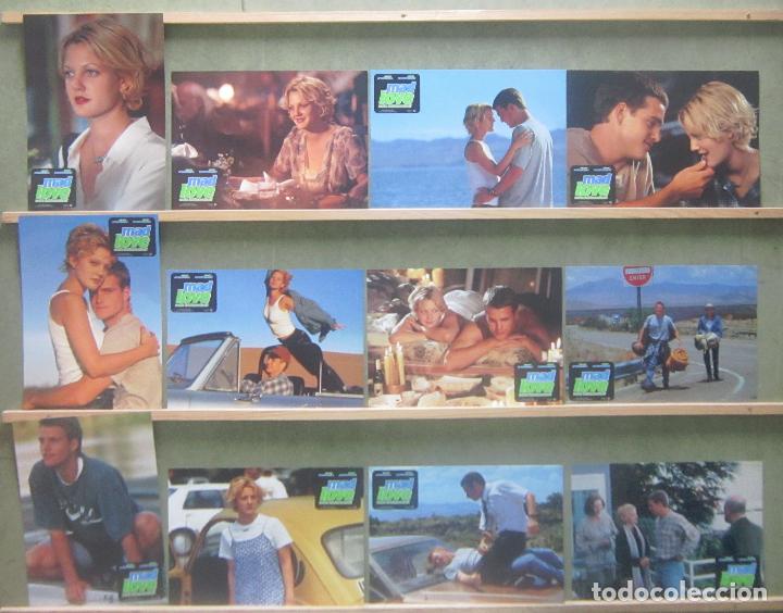 Kino: YR76 MAD LOVE DREW BARRYMORE CHRIS O'DONNELL SET COMPLETO 12 FOTOCROMOS ORIGINAL ALEMAN