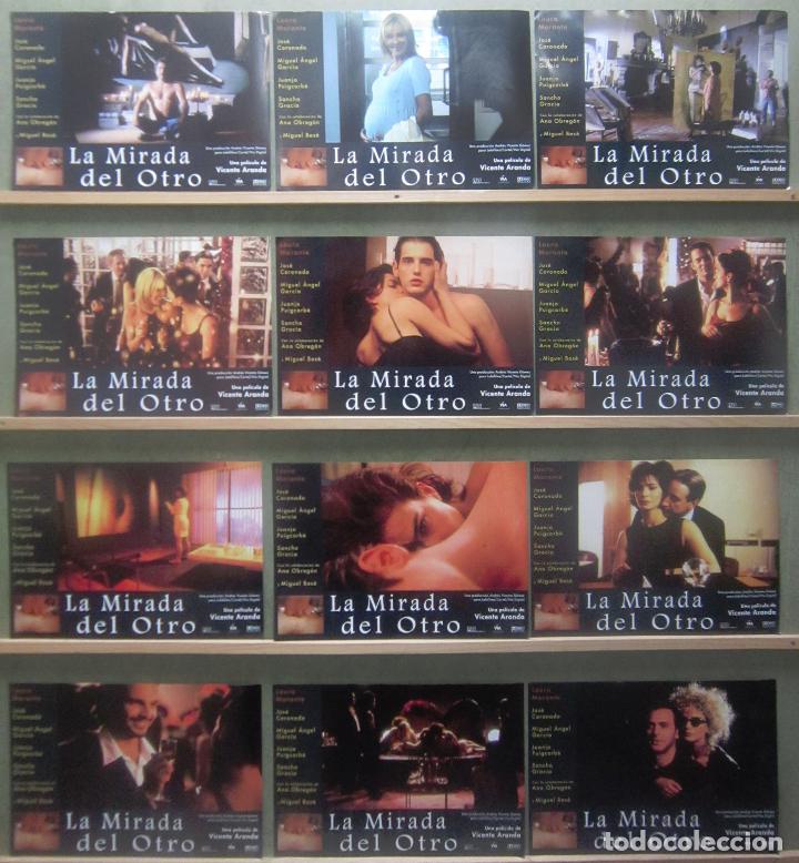 Cine: YR95 LA MIRADA DEL OTRO VICENTE ARANDA LAURA MORANTE MIGUEL BOSE SET 12 FOTOCROMOS ORIGINAL ESTRENO