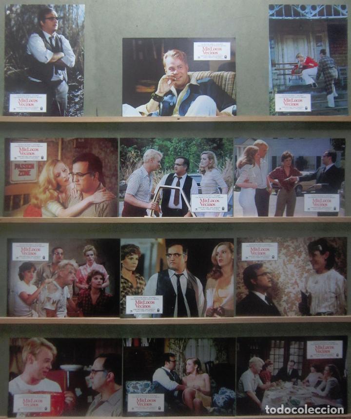 Cine: YR98 MIS LOCOS VECINOS JOHN BELUSHI DAN AYKROYD SET 12 FOTOCROMOS ORIGINAL ESTRENO