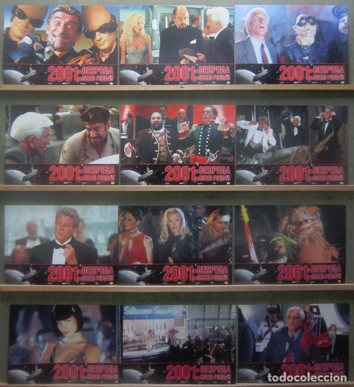 Cinema: YS12 2001 DESPEGA COMO PUEDAS LESLIE NIELSEN SET COMPLETO 12 FOTOCROMOS ORIGINAL ESTRENO