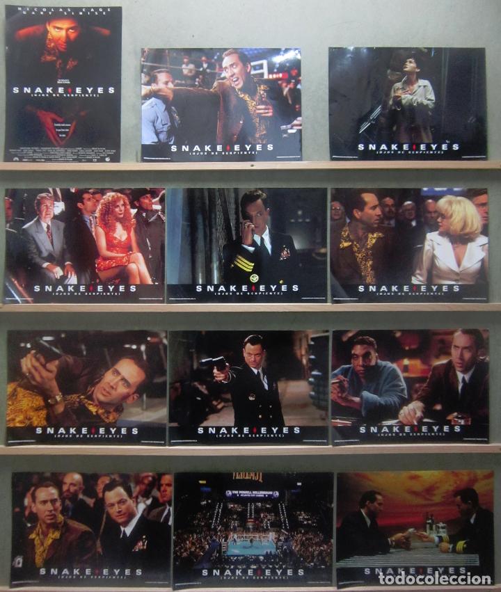 Cinema: YS16 SNAKE EYES BRIAN DE PALMA NICOLAS CAGE SET COMPLETO 12 FOTOCROMOS ORIGINAL ESTRENO
