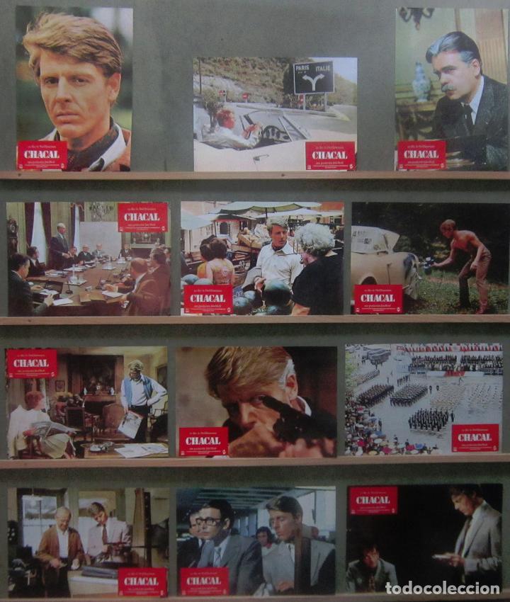 Cine: YS22 CHACAL FRED ZINNEMANN EDWARD FOX SET COMPLETO 12 FOTOCROMOS ORIGINAL ESTRENO